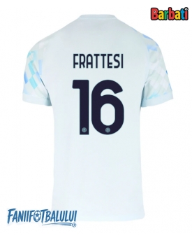 Inter Milan Davide Frattesi #16 Tricou Fotbal Replică 2025-26 Barbati Deplasare
